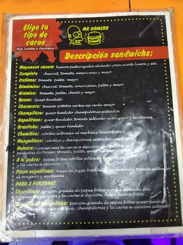 Reviews of Mr. Homero in Pedro Aguirre Cerda - Gastronomía y hostelería
