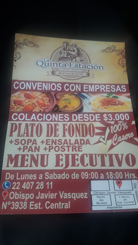 Opinii despre La Quinta Estación în Estación Central - Gastronomía y hostelería