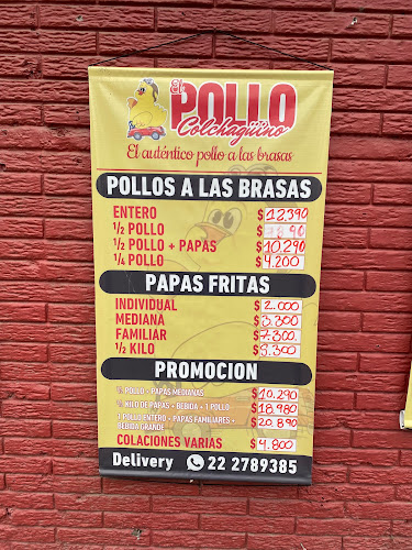 Opinii despre El Pollo Colchagüino în Peñalolén - Gastronomía y hostelería