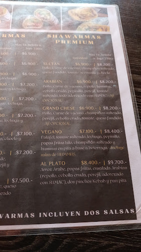 Ali Kebab Viña del Mar Phone number