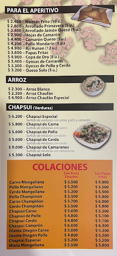 Restaurant FU XING - San Bernardo