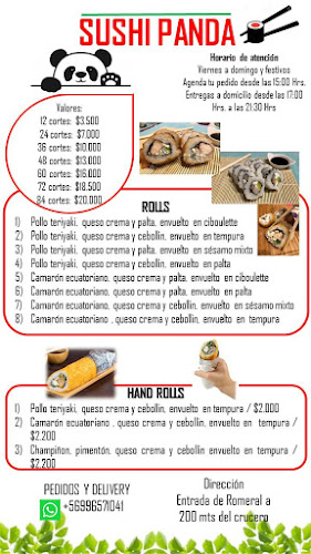 SUSHI PANDA - San Vicente de Tagua Tagua