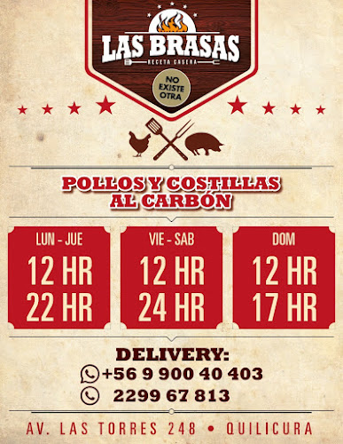 LAS BRASAS QUILICURA Phone number