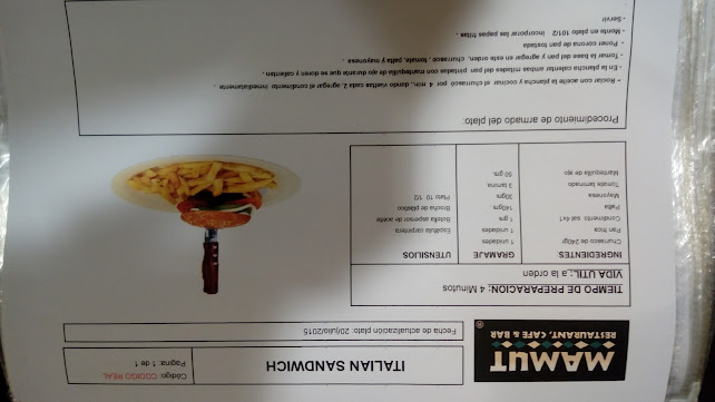 Mamut - Gastronomía y hostelería