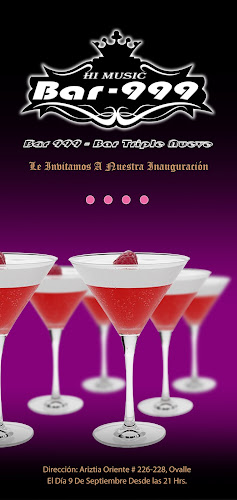 Opinii despre Bar 999 - Bar Triple Nueve în Ovalle - Gastronomía y hostelería