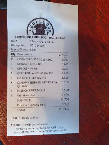 Opinii despre Bulldog Sport Bar Baquedano în Iquique - Gastronomía y hostelería
