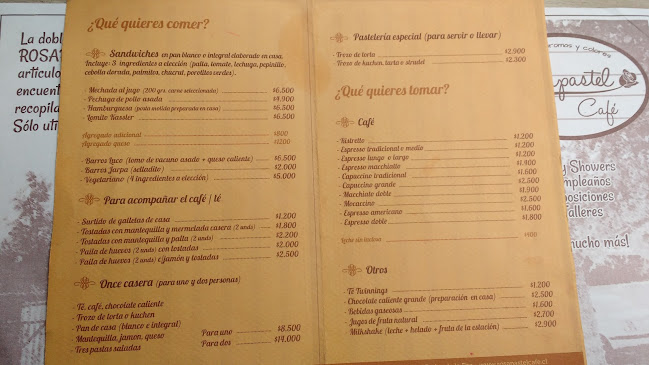 Rosapastel Café - Concepción