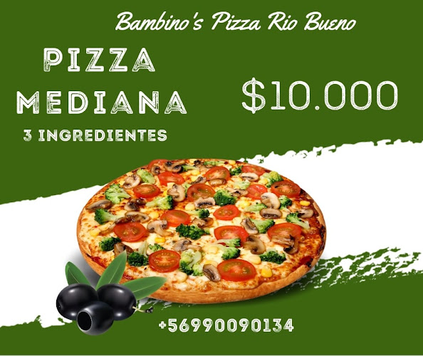 Reviews of BAMBINO'S PIZZA DELIVERY RIO BUENO in Rio Bueno - Gastronomía y hostelería