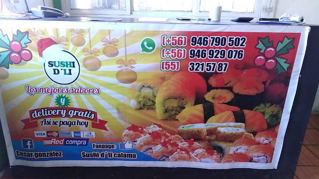 Opinii despre Sushi D'li Cesar gonzales în Calama - Gastronomía y hostelería