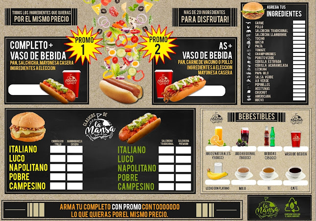 La Mansa Comida Al Paso.
