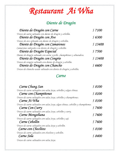Restaurant Ai-Wha - Gastronomía y hostelería