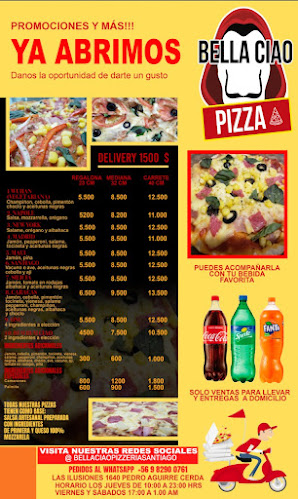 Bella Ciao Pizzas - Gastronomía y hostelería