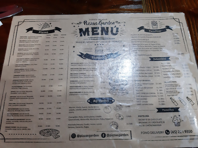 Opinii despre Pizzas Garden în Temuco - Gastronomía y hostelería