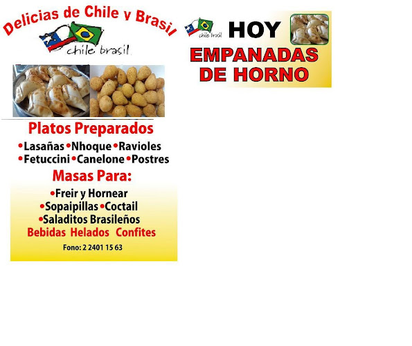 Delicias de Chile y Brasil