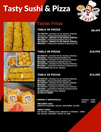 Tasty SUSHI & PIZZA Phone number