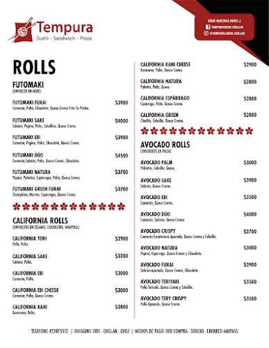 Comentarii opinii despre Tempura Sushi Chillan