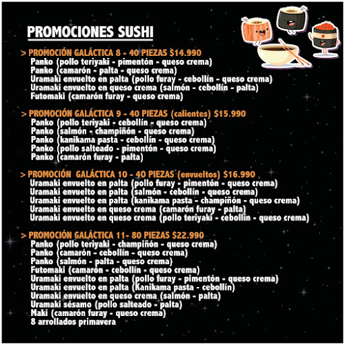 Opinii despre Sushi Planet în La Pintana - Gastronomía y hostelería