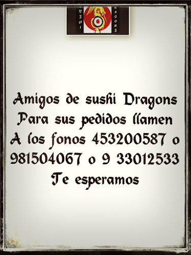 sushi dragons delivery