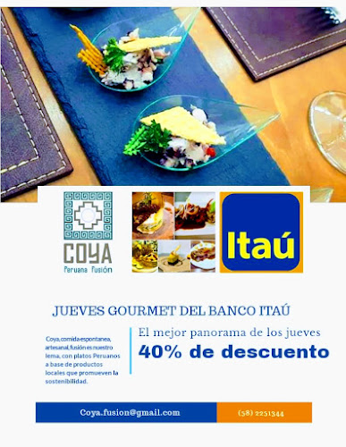 Opinii despre Coya Restaurante în Arica - Gastronomía y hostelería