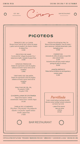 Ciro's Bar Isidora