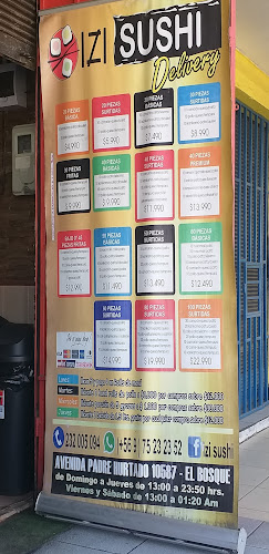 Izi Sushi Open Times