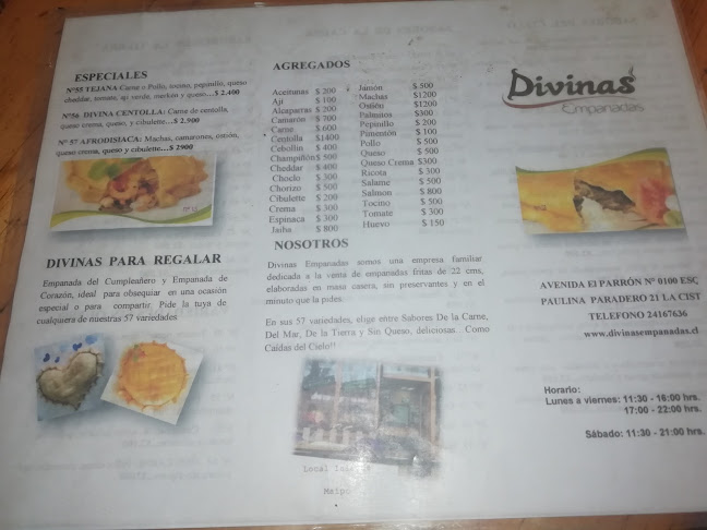 Divinas Empanadas La Cisterna - Gastronomía y hostelería