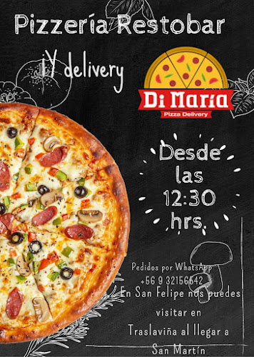 Opinii despre Pizzería y Restobar Di María - San Felipe în San Felipe - Gastronomía y hostelería