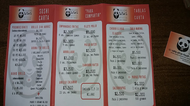 Opinii despre MaximiSushi în Padre las Casas - Gastronomía y hostelería