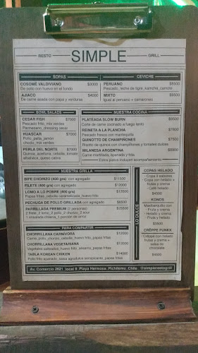 Opinii despre Emporio Simple Food în Pichilemu - Gastronomía y hostelería