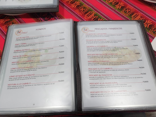 Opinii despre Restaurant EL CARMELO în Quinta Normal - Gastronomía y hostelería