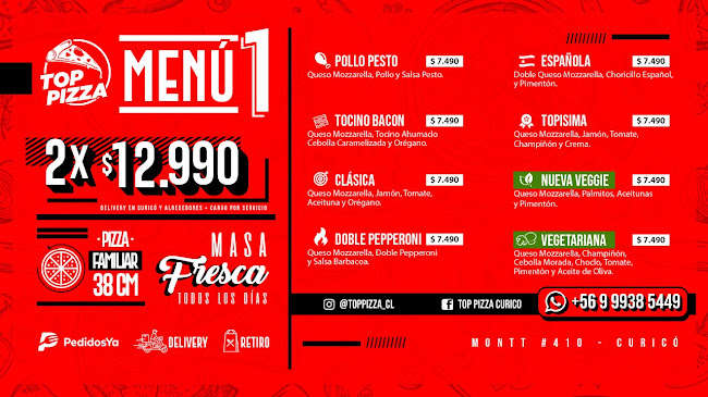 Top pizza - Gastronomía y hostelería